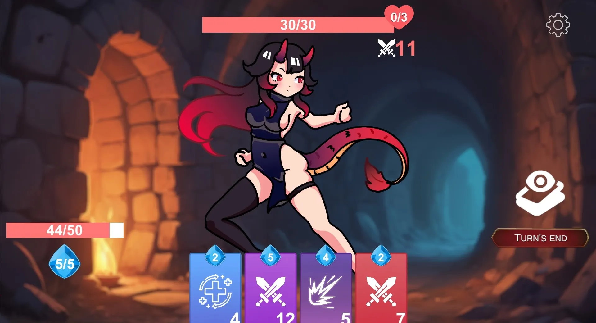 Hentai Dungeon gameplay screenshot 7 (Ren'Py adult game) by Amsern Studio – free download