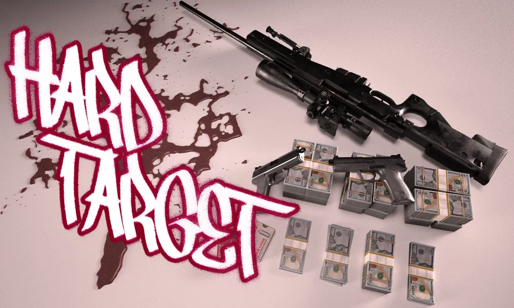 Hard Target cover 0.1 – Ren'Py adult game by Skye Jordan free download