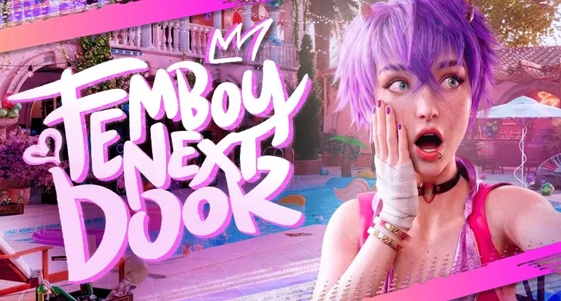 Femboy Next Door cover 1.0 – Ren'Py adult game by Lewd Star free download