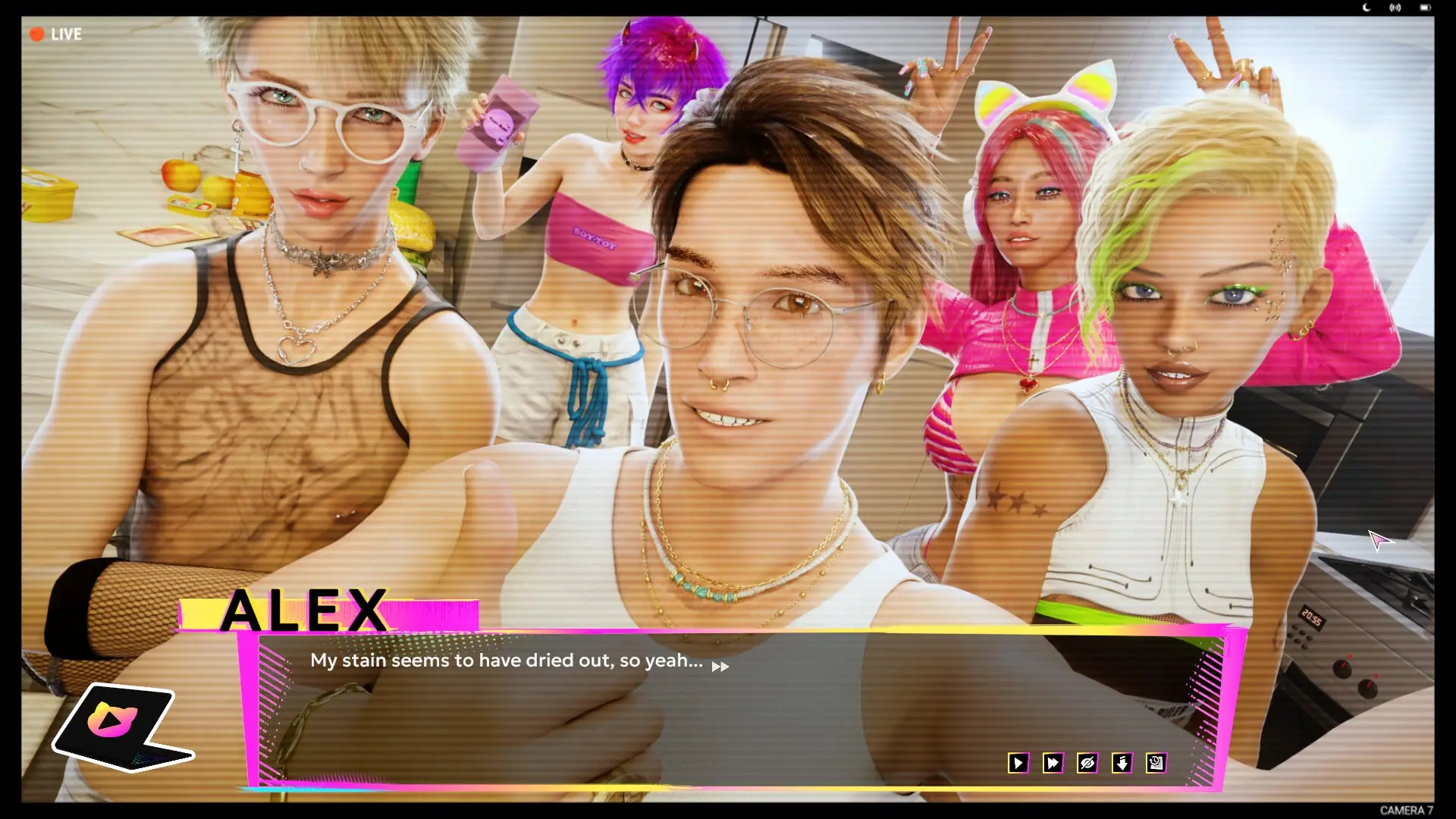 Femboy Next Door gameplay screenshot 7 (Ren'Py adult game) by Lewd Star – free download