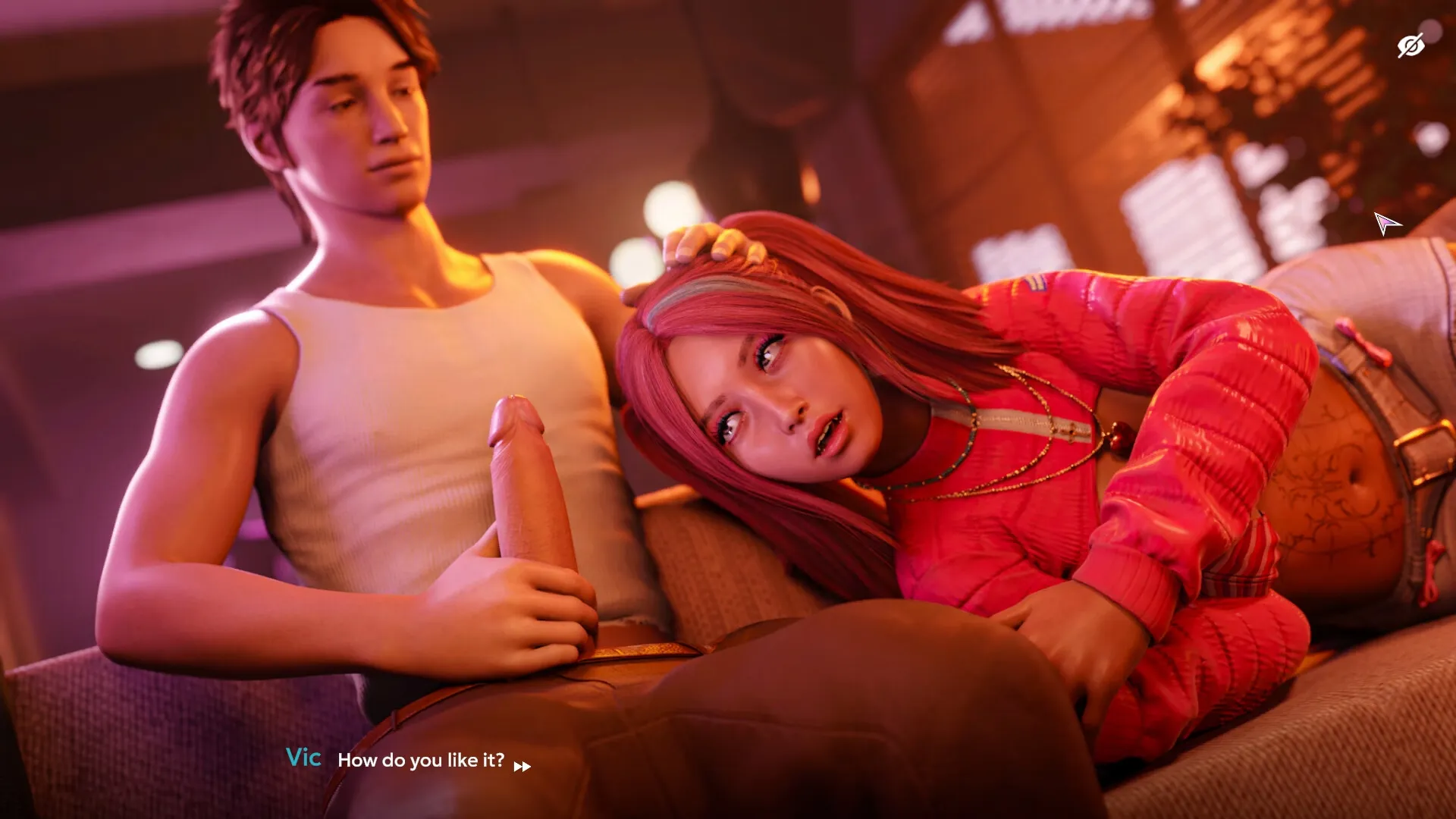 Femboy Next Door gameplay screenshot 11 (Ren'Py adult game) by Lewd Star – free download