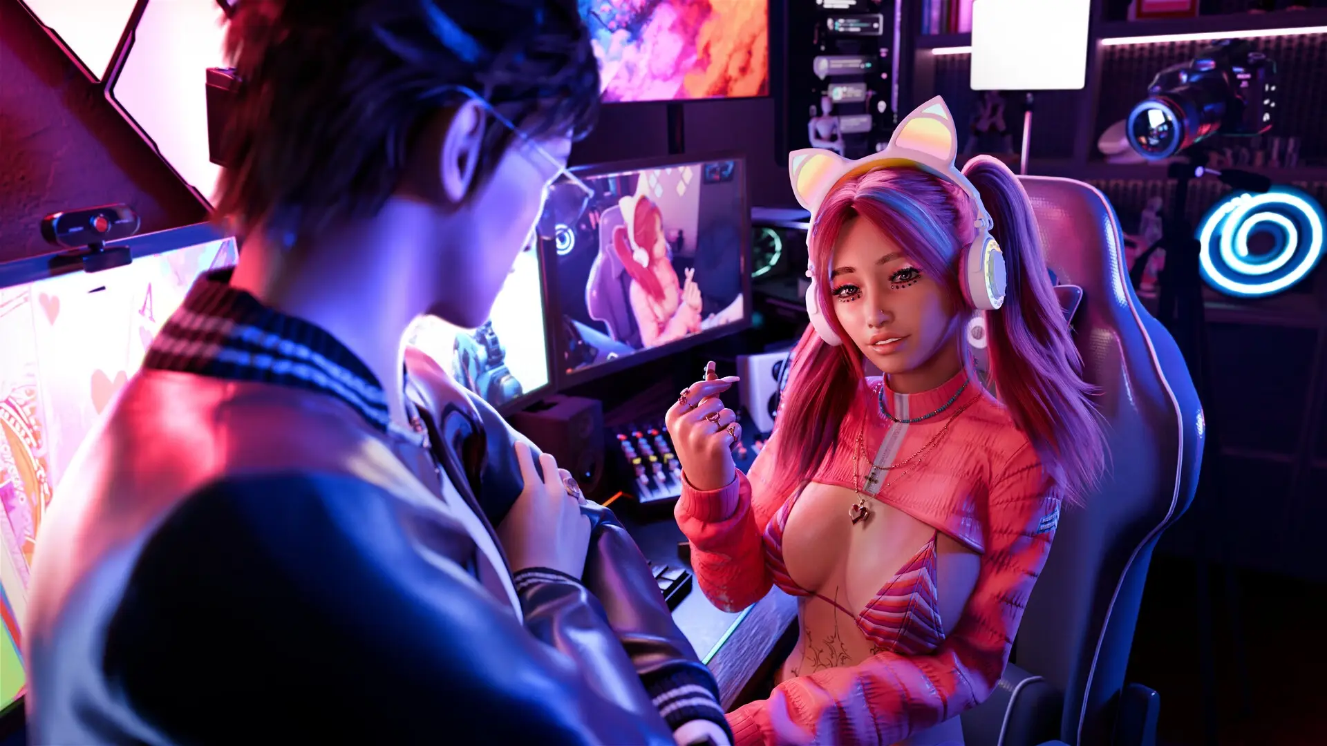 Femboy Next Door gameplay screenshot 23 (Ren'Py adult game) by Lewd Star – free download