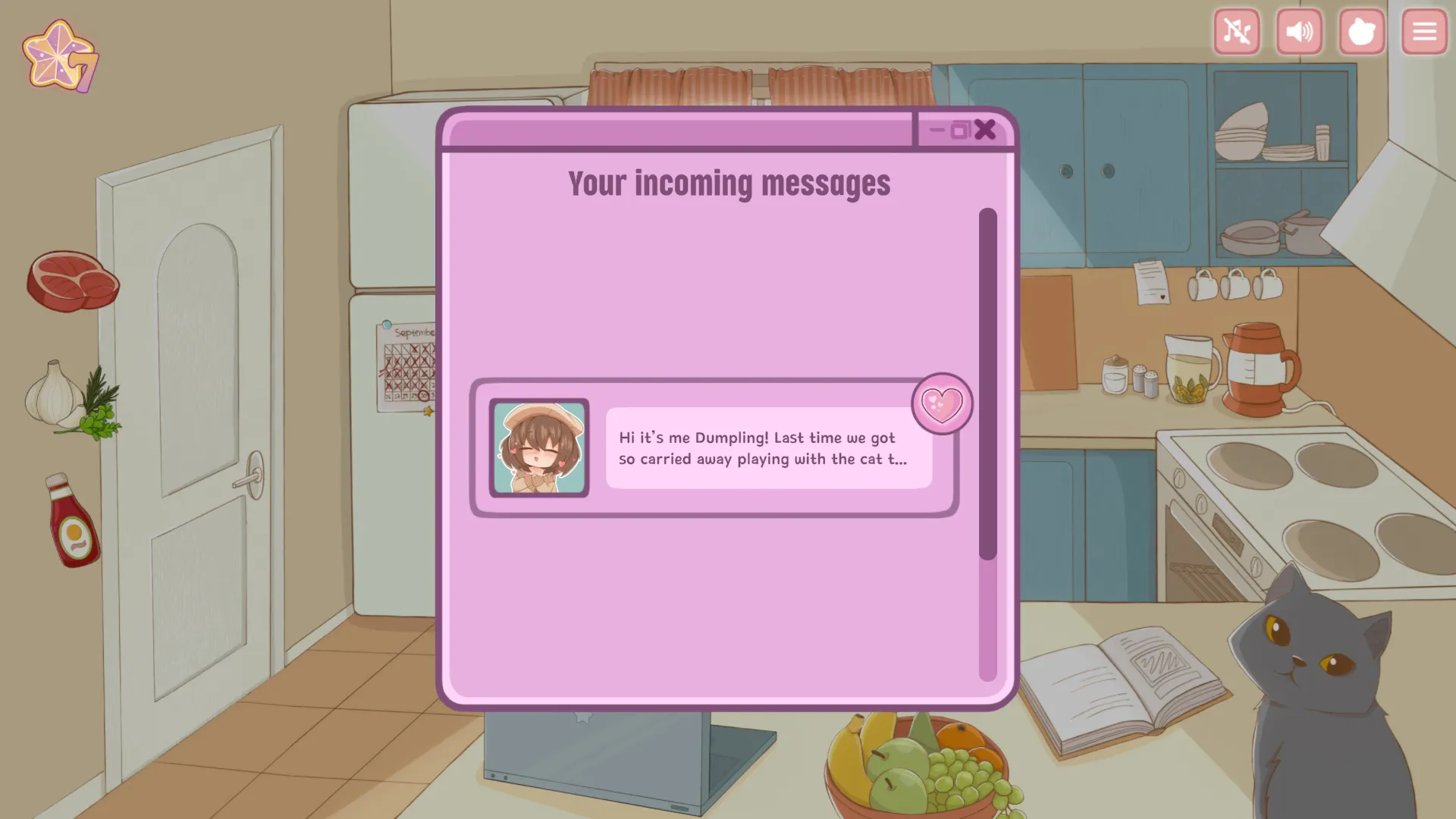 Tasty Bite: Food Dating Simulator gameplay screenshot 10 (Ren'Py adult game) by DuckMemeticsGames – free download