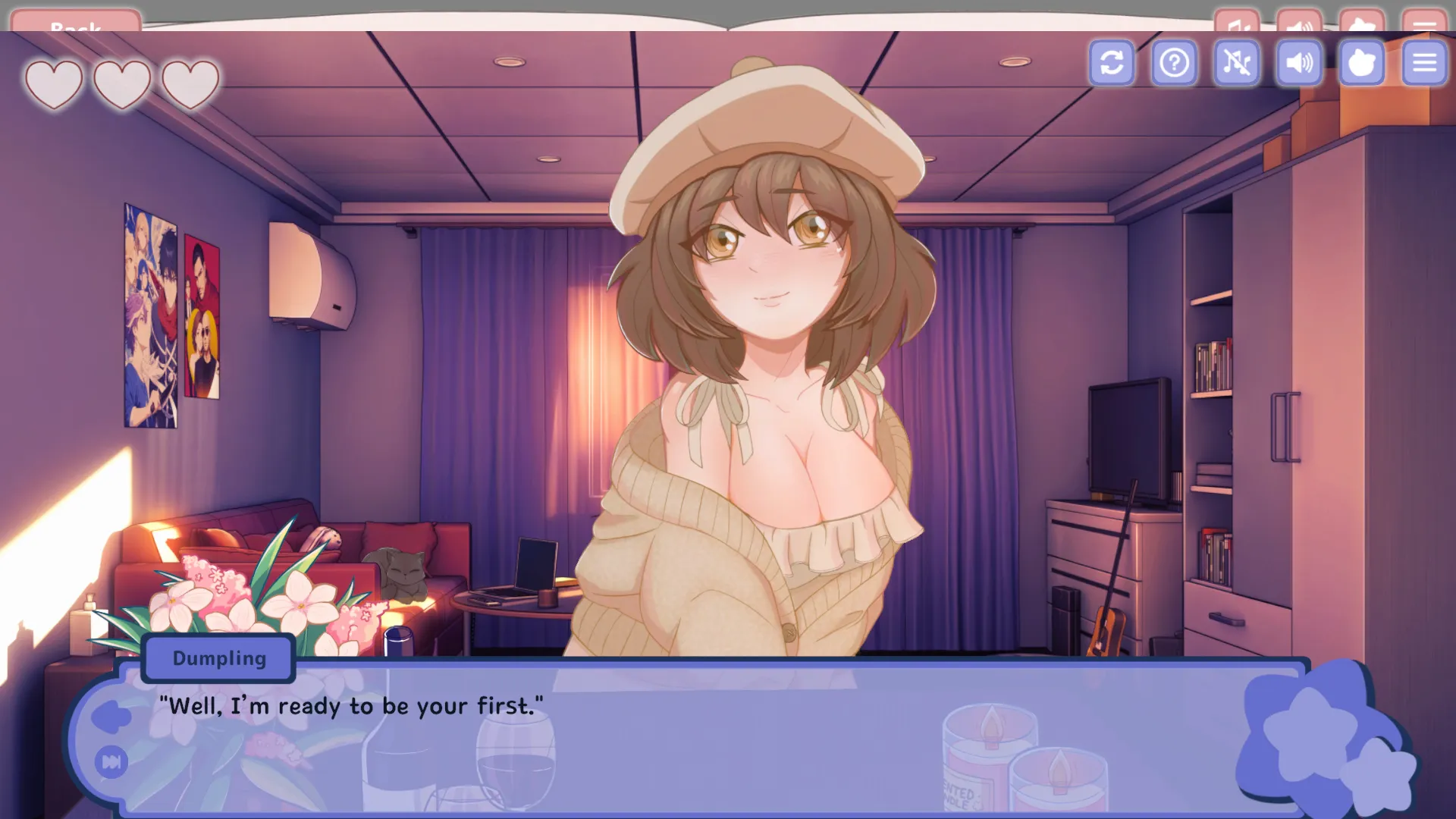 Tasty Bite: Food Dating Simulator gameplay screenshot 15 (Ren'Py adult game) by DuckMemeticsGames – free download