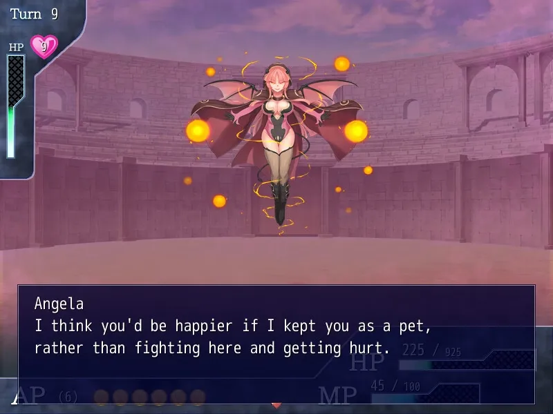 Princess Colosseum gameplay screenshot 3 (Ren'Py adult game) by Flamme Soft – free download