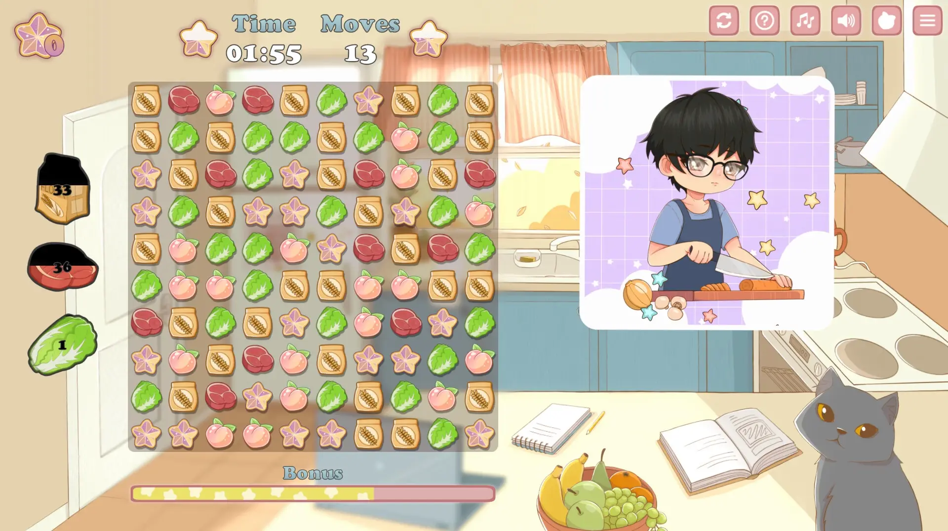 Tasty Bite: Food Dating Simulator gameplay screenshot 5 (Ren'Py adult game) by DuckMemeticsGames – free download