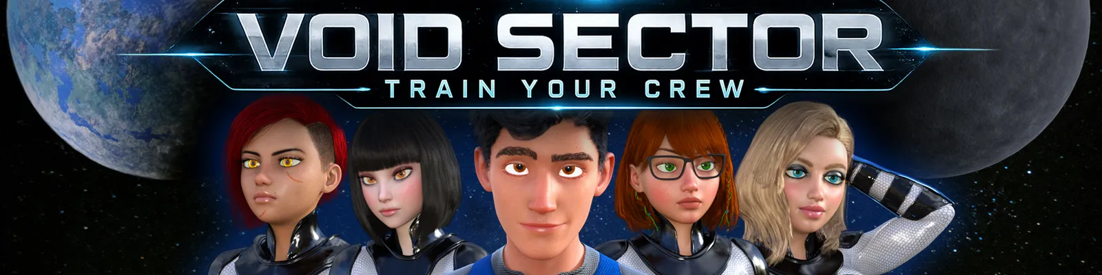Void Sector: Train your crew cover Demo – RPGM adult game by Grakio free download