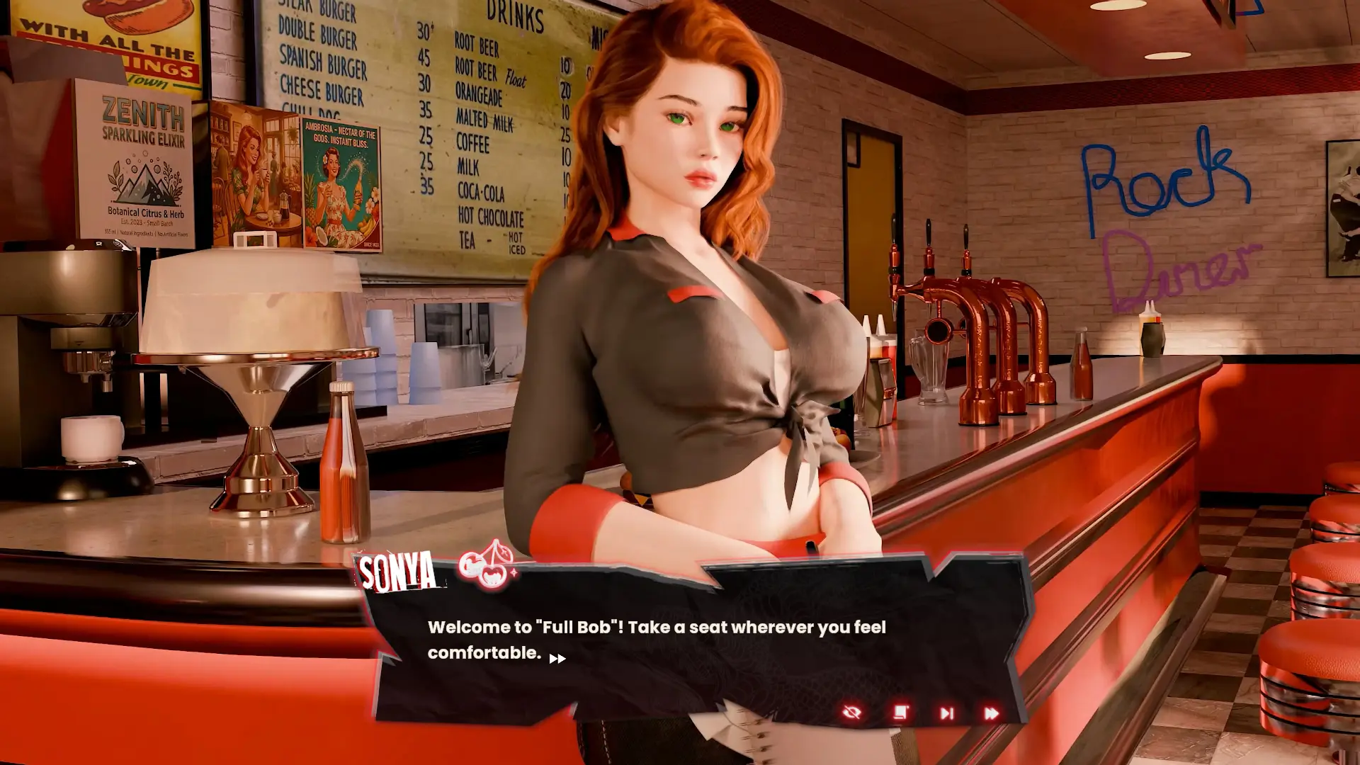 Sex, Sin & Rock’N’Roll gameplay screenshot 13 (Ren'Py adult game) by Lewd Star – free download