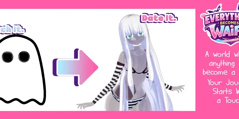 Everything Becomes Waifu cover 0.1 – Ren'Py adult game by Golden Sunshine Games free download