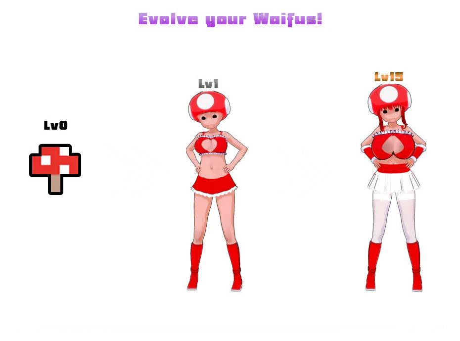 Everything Becomes Waifu gameplay screenshot 1 (Ren'Py adult game) by Golden Sunshine Games – free download