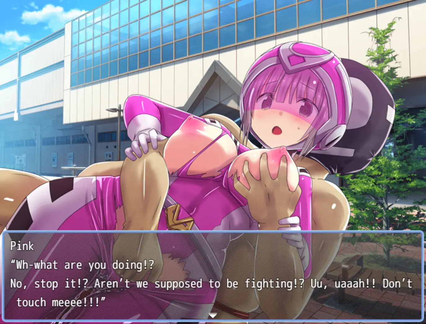 Hot-Blooded Innocent Squadron: Red and Pink gameplay screenshot 6 (Ren'Py adult game) by Reborn (リボン) – free download
