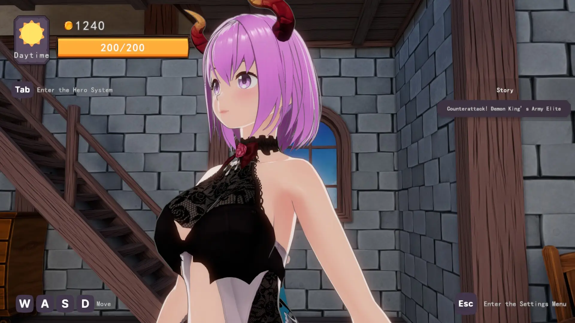 God’s Blessing On That Desire World! gameplay screenshot 15 (Ren'Py adult game) by Summer Clouds (夏雲) – free download