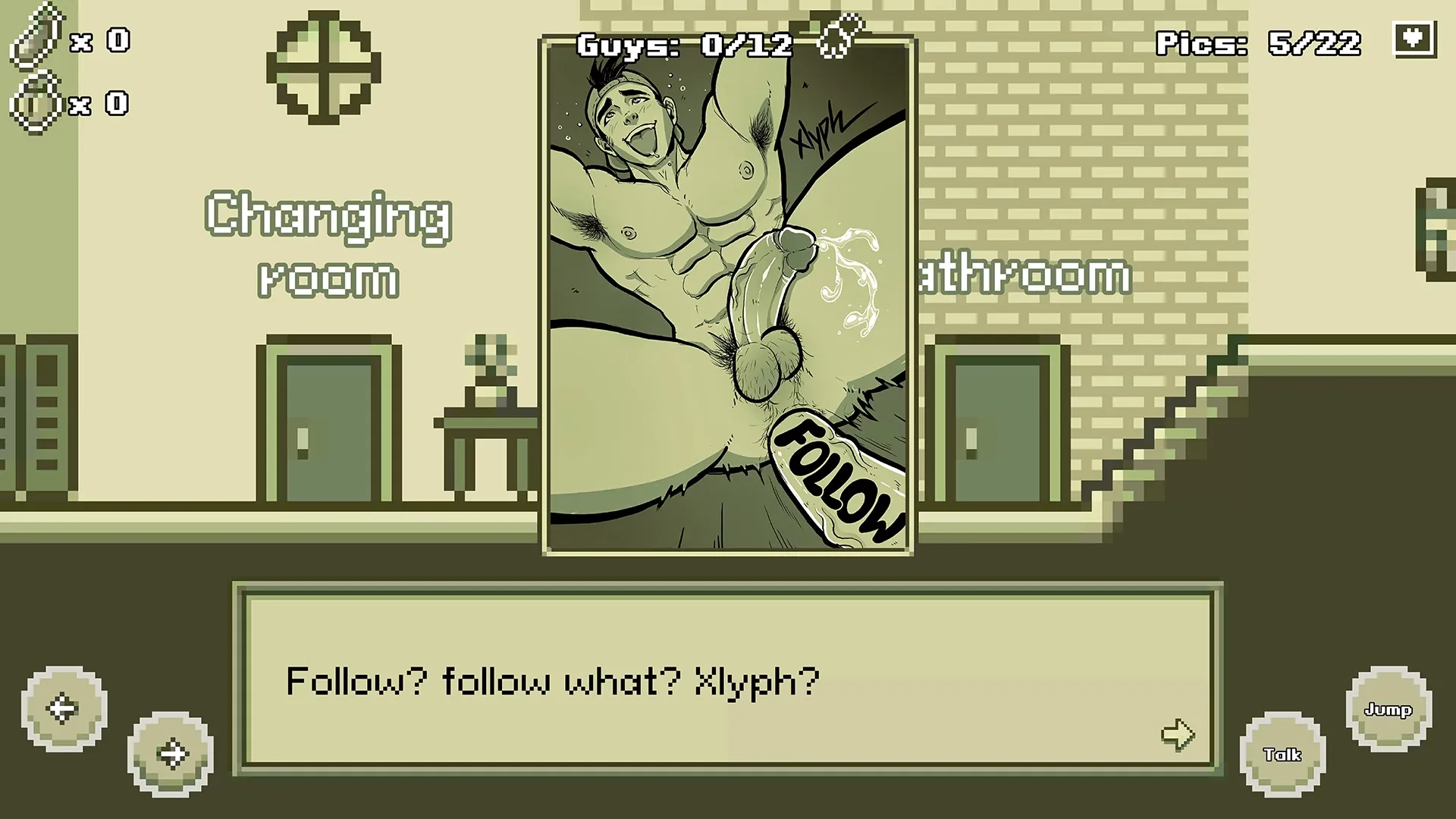 Wet Dreams Spa gameplay screenshot 2 (Ren'Py adult game) by Xlyph Bara Games – free download