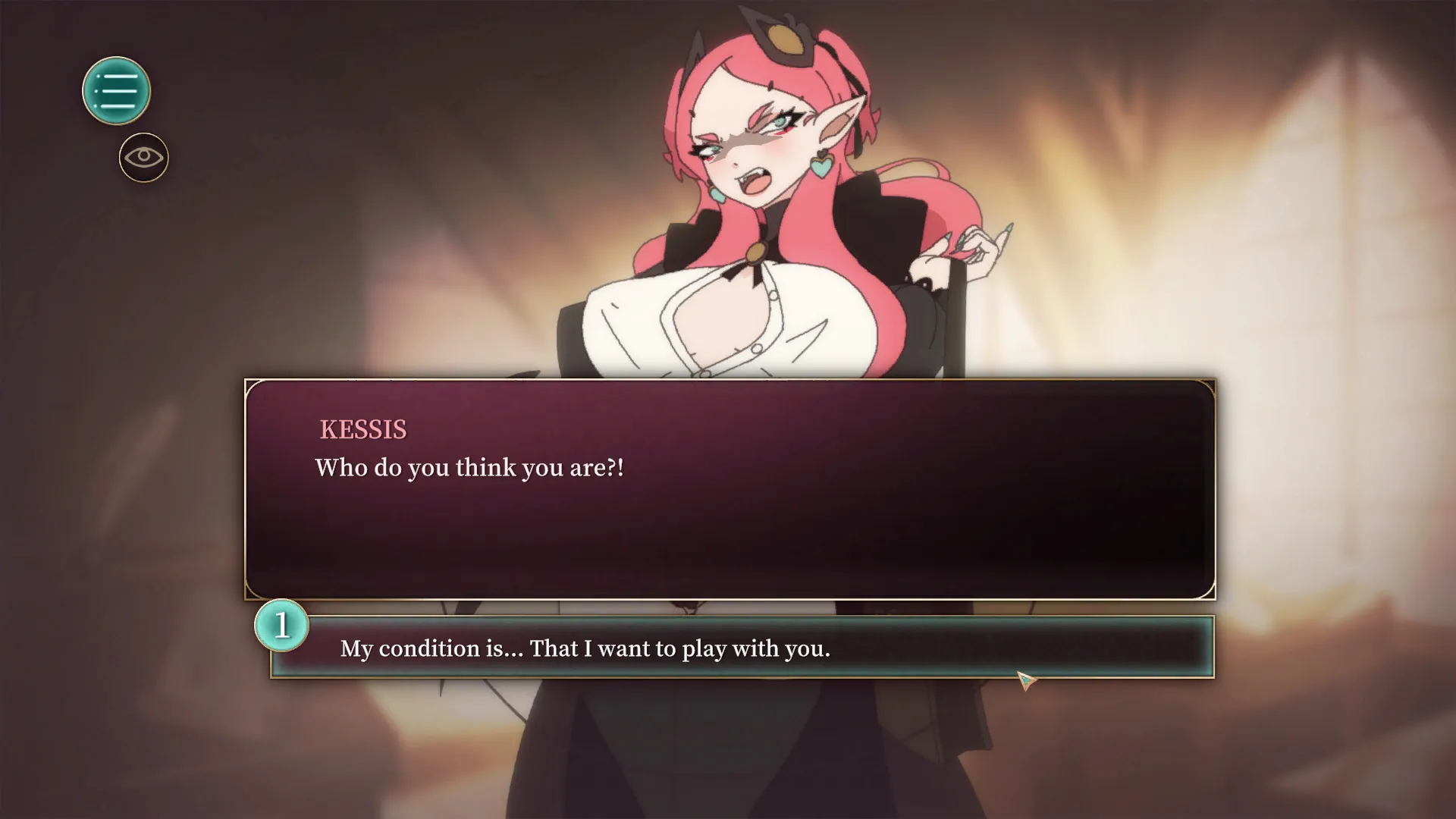 Kessis and her Geeky Secret gameplay screenshot 8 (Ren'Py adult game) by Sonakari – free download