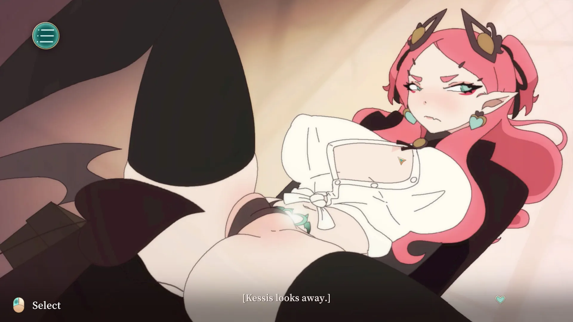 Kessis and her Geeky Secret gameplay screenshot 2 (Ren'Py adult game) by Sonakari – free download