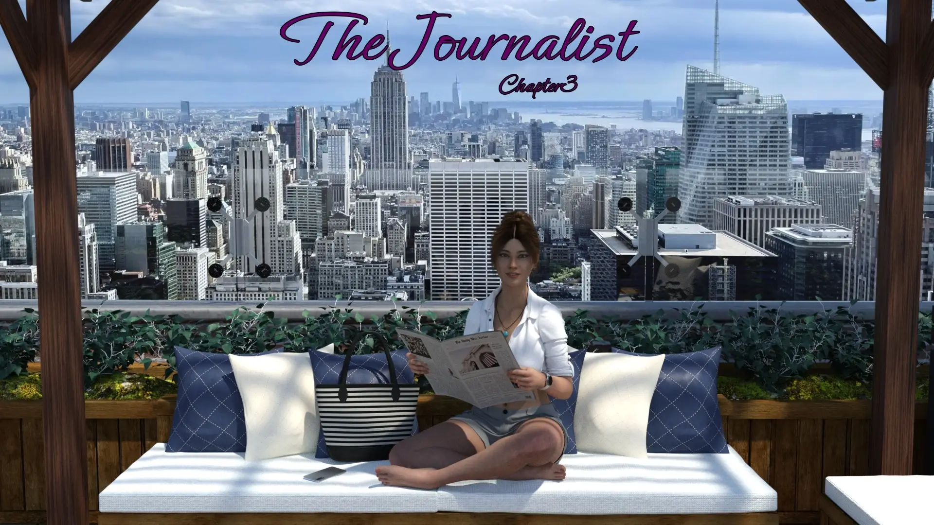 The Journalist cover Chapter 4 – Ren'Py adult game by Chilling Dino free download