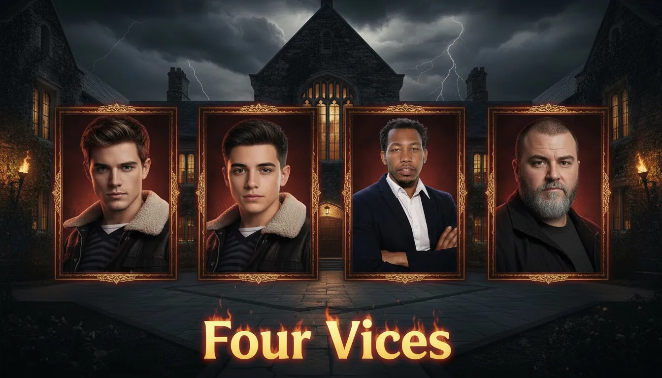 Four Vices cover 1.0 – HTML adult game by Aulus free download