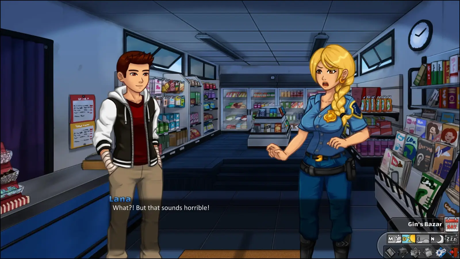Sunrise City gameplay screenshot 9 (Ren'Py adult game) by Sunrise Team – free download
