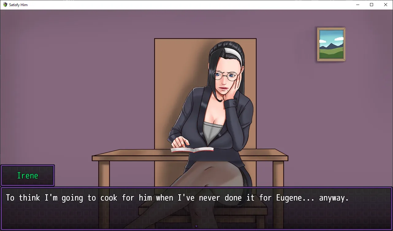 Satisfy Him gameplay screenshot 2 (Ren'Py adult game) by Onedge – free download