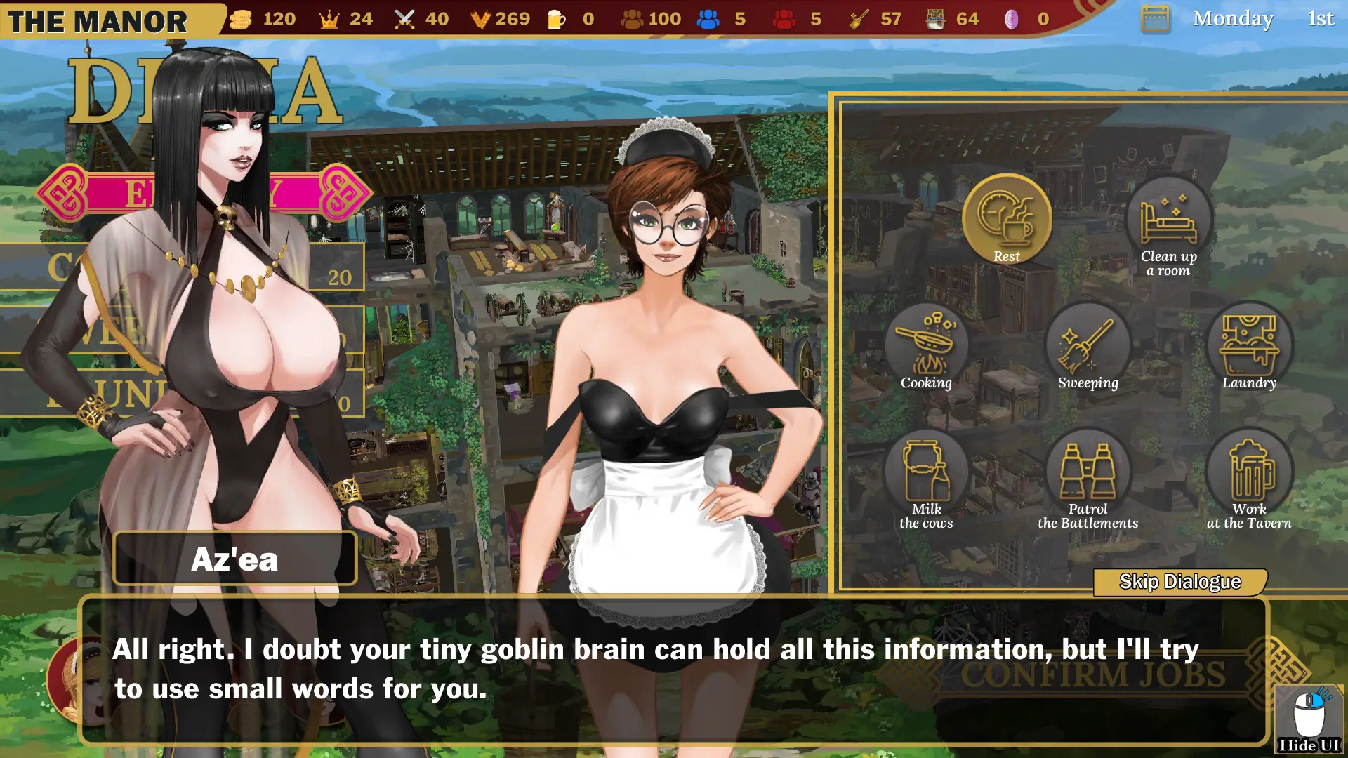 Lord Goblin gameplay screenshot 8 (Ren'Py adult game) by BBBen and his Big Brass Band – free download