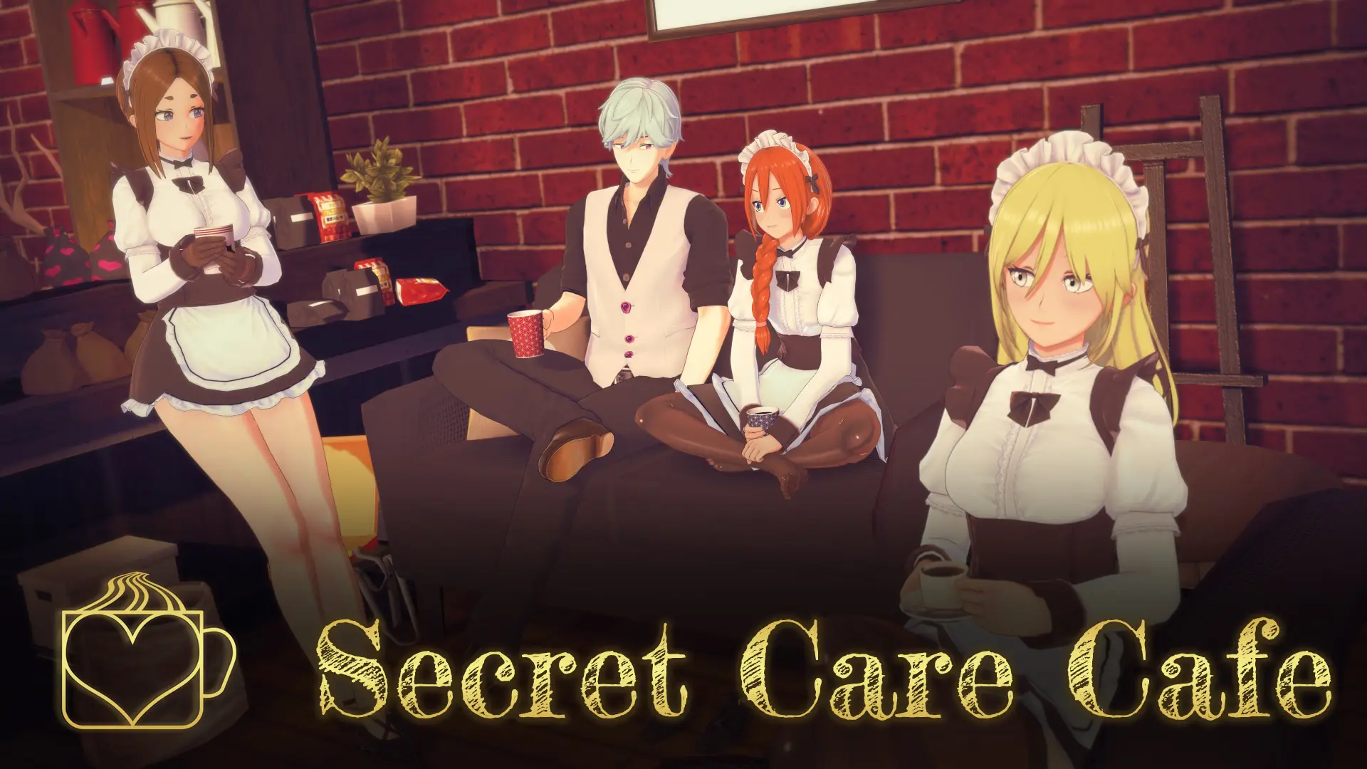 Secret Care Cafe cover 0.9.5 Patreon – Others adult game by Rare Alex free download
