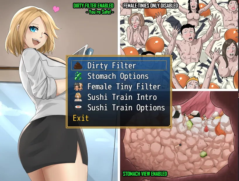 Tsumi Umi Sushi gameplay screenshot 3 (Ren'Py adult game) by Daichi777 – free download