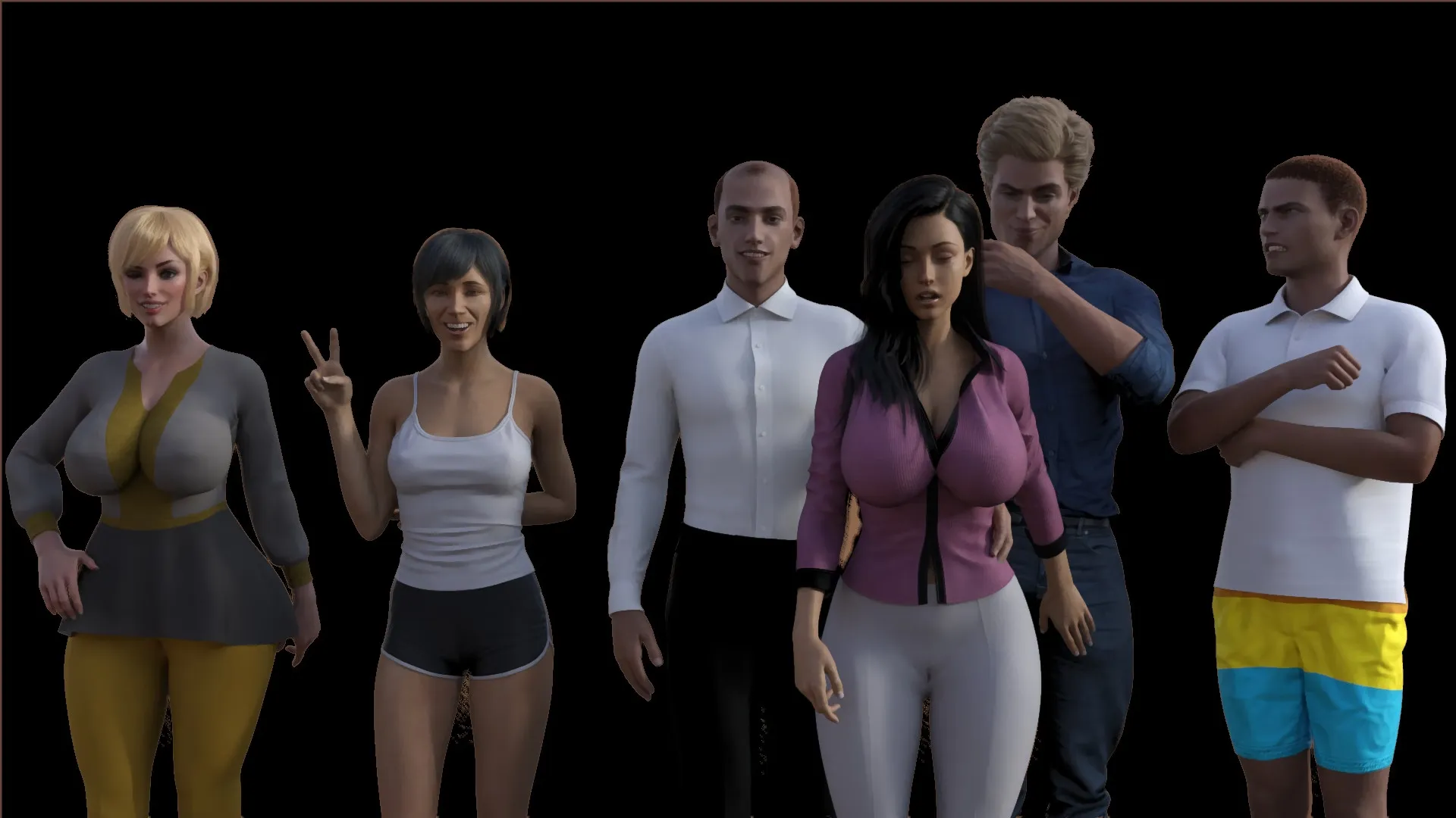 Meet the New Neighbors gameplay screenshot 1 (Ren'Py adult game) by Chaosguy – free download