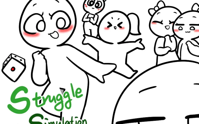 Struggle Simulator cover 1.20.8 – Ren'Py adult game by nomaaaaa free download