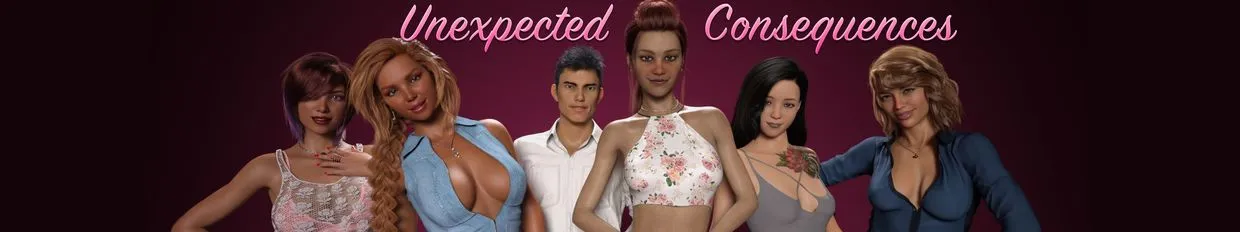 Unexpected Consequences gameplay screenshot 1 (Ren'Py adult game) by Dream Cloud Entertainment – free download