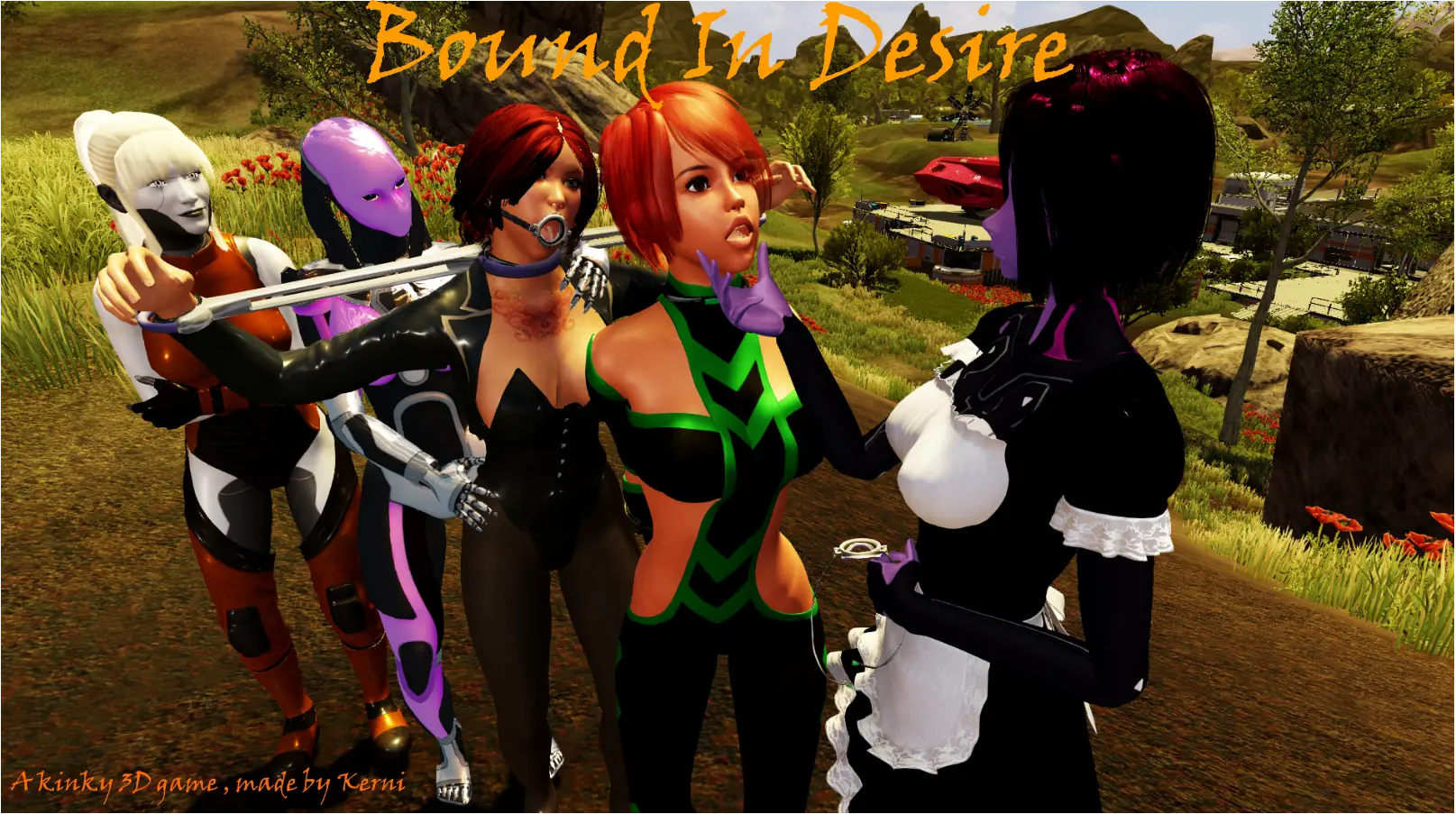Bound in Desire cover 0.48 Beta – Ren'Py adult game by Kerni free download