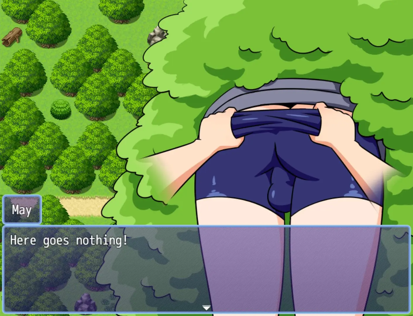 May’s Summer Vacation gameplay screenshot 7 (Ren'Py adult game) by Otchakun – free download