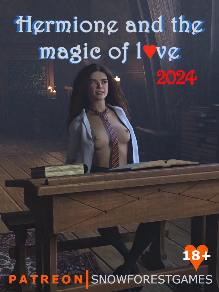 Hermione and the Magic of Love gameplay screenshot 8 (Ren'Py adult game) by snow.forest.games – free download