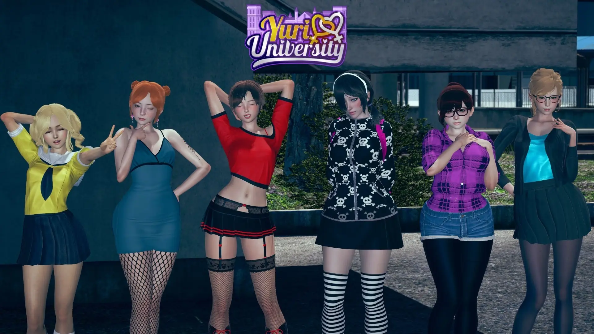 Yuri University cover 0.69 – Ren'Py adult game by Chekkin Games free download