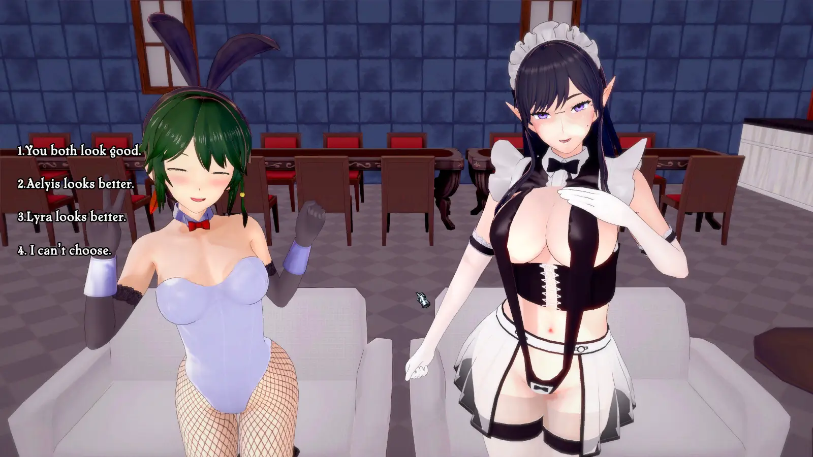 Harem Party Adventures gameplay screenshot 6 (Ren'Py adult game) by AssmodeusDEV – free download