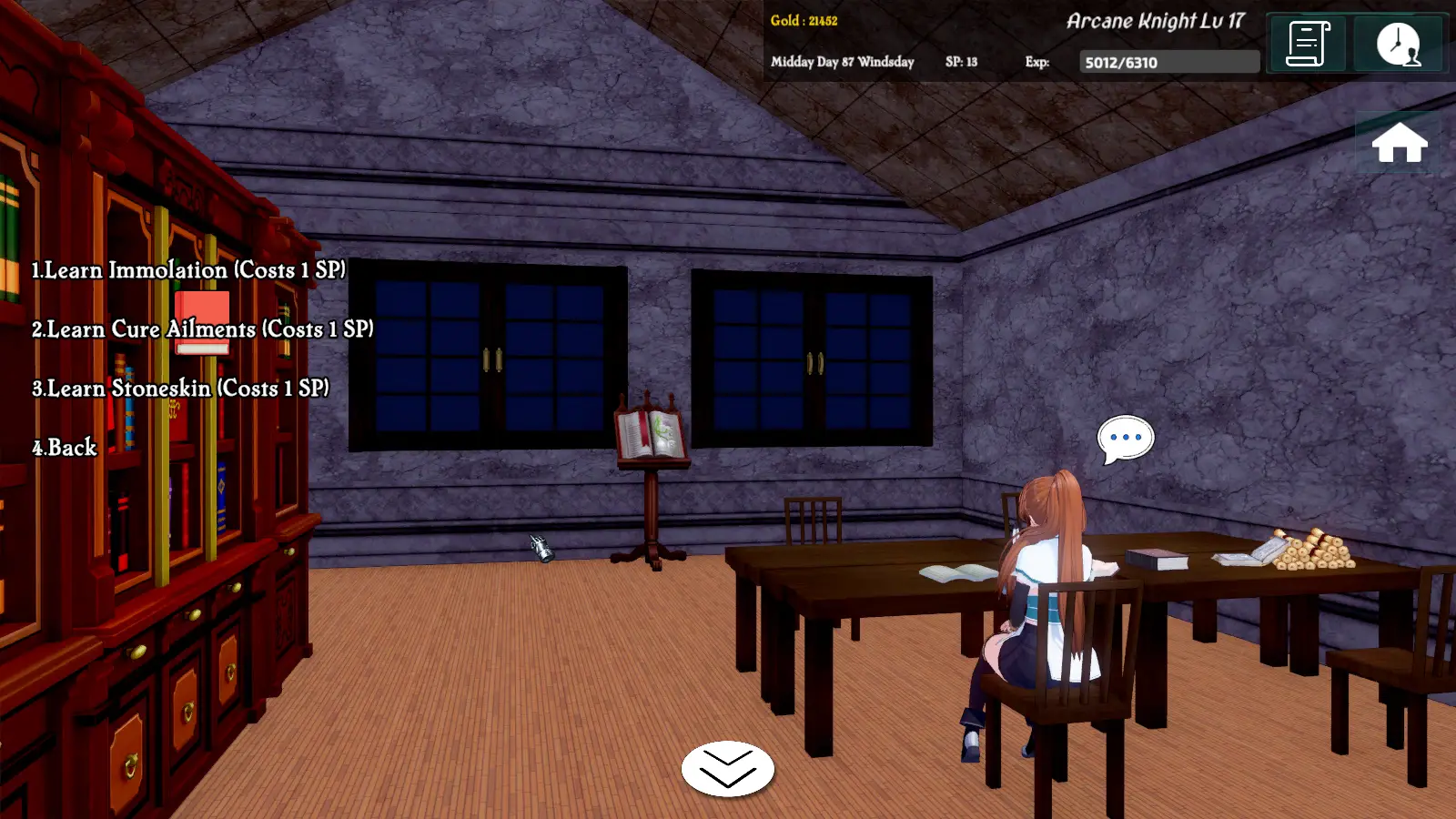 Harem Party Adventures gameplay screenshot 9 (Ren'Py adult game) by AssmodeusDEV – free download