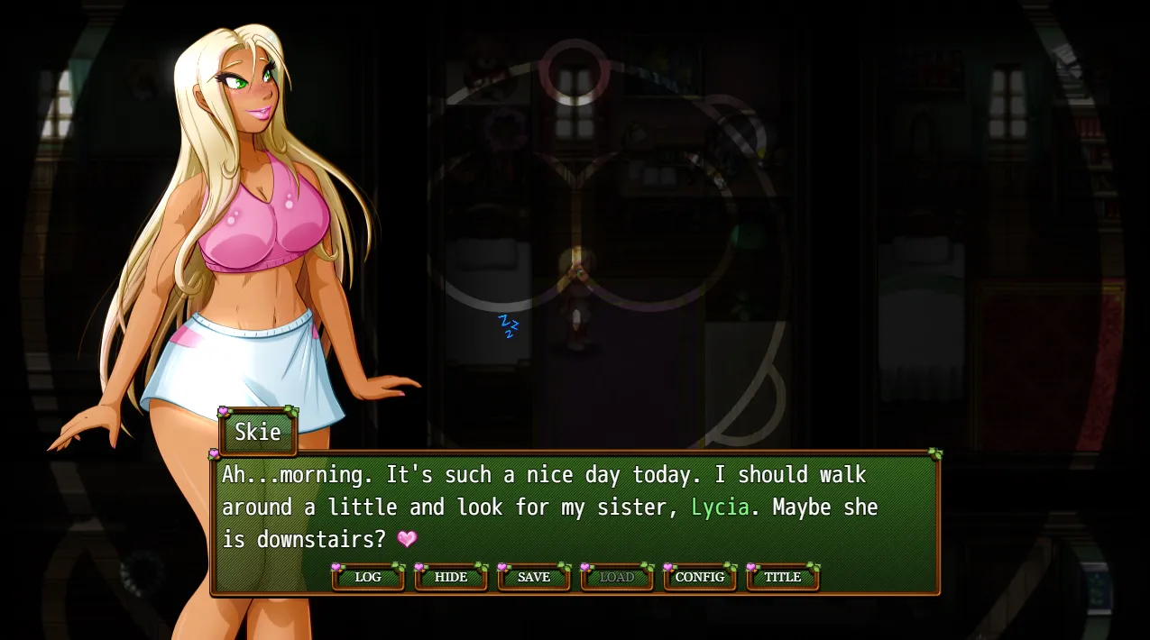 Skie’s Inflatable Adventures gameplay screenshot 2 (Ren'Py adult game) by Skie Maree – free download