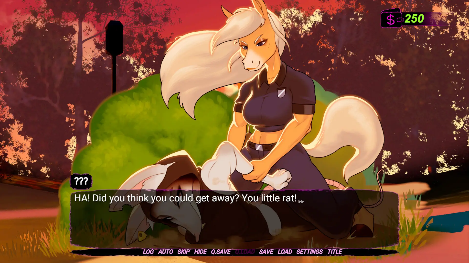 Between Beasts gameplay screenshot 5 (Ren'Py adult game) by Dos Arracachas – free download