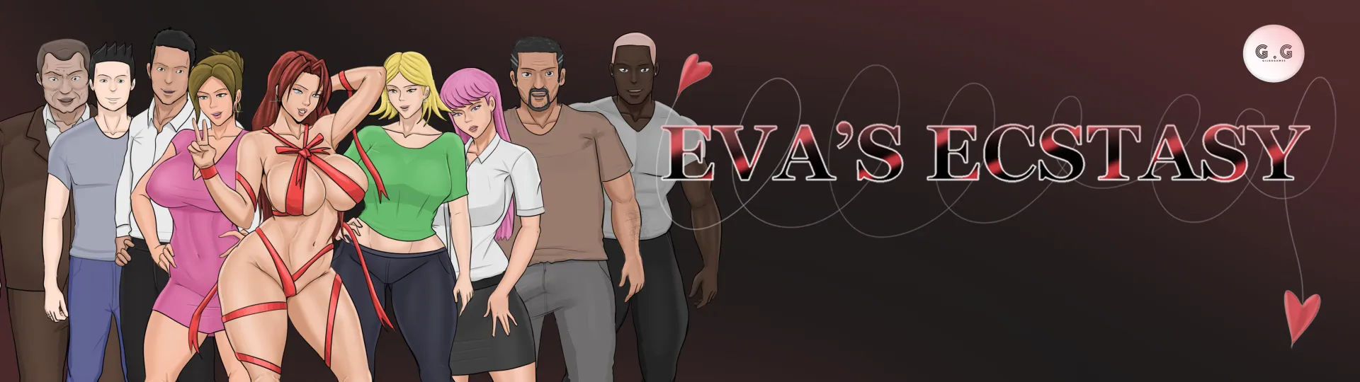 Eva’s Ecstasy cover 1.4 – Ren'Py adult game by GilgaGames free download