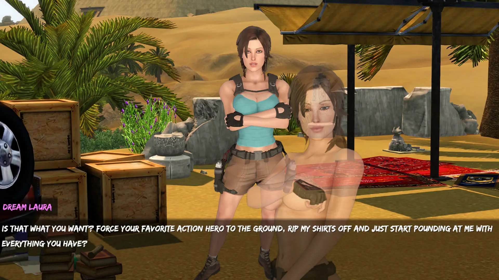 HaremCards gameplay screenshot 2 (Ren'Py adult game) by Pink Palm Production – free download