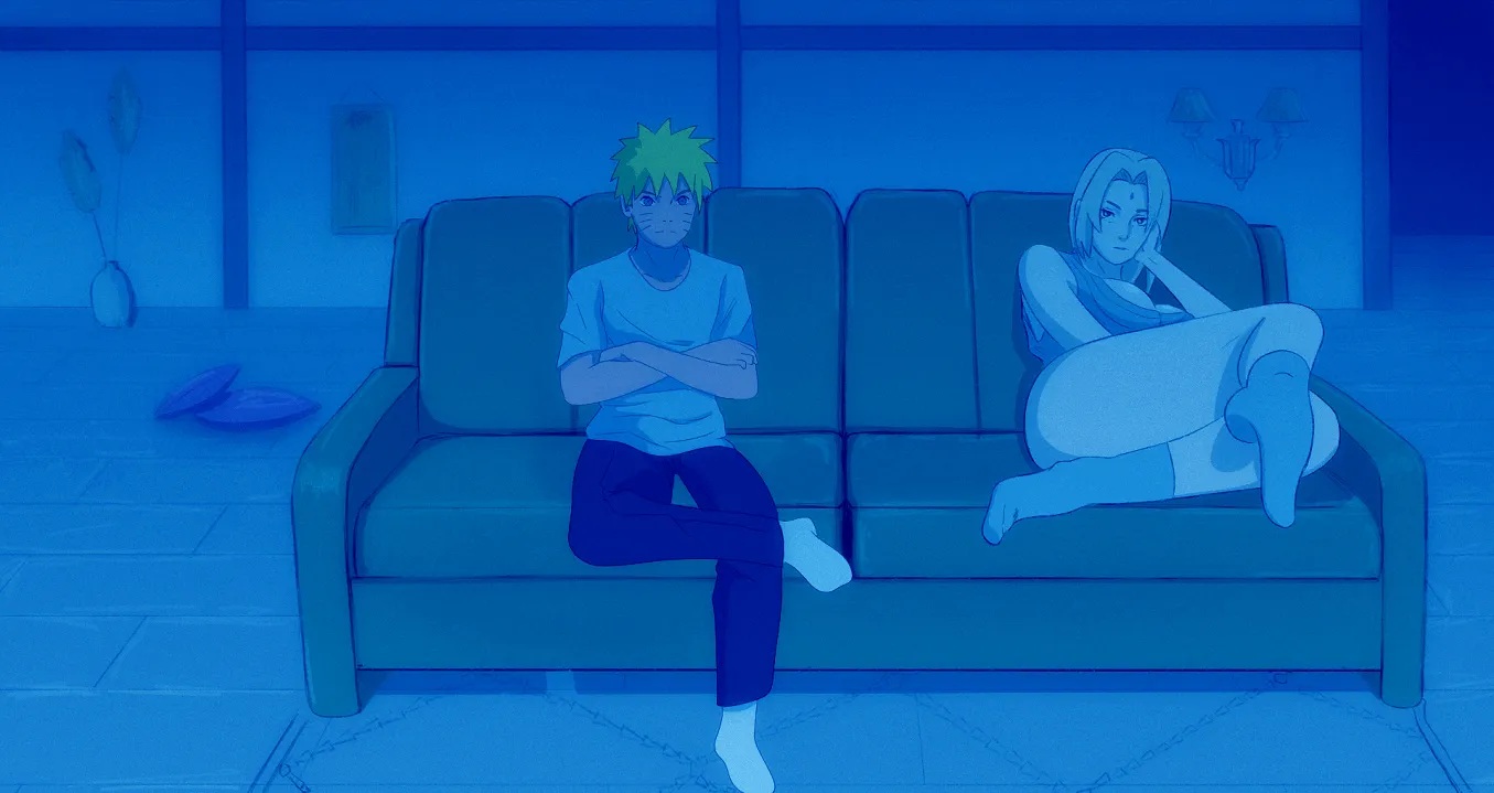 Living with Tsunade gameplay screenshot 3 (Ren'Py adult game) by Bitawastaken – free download