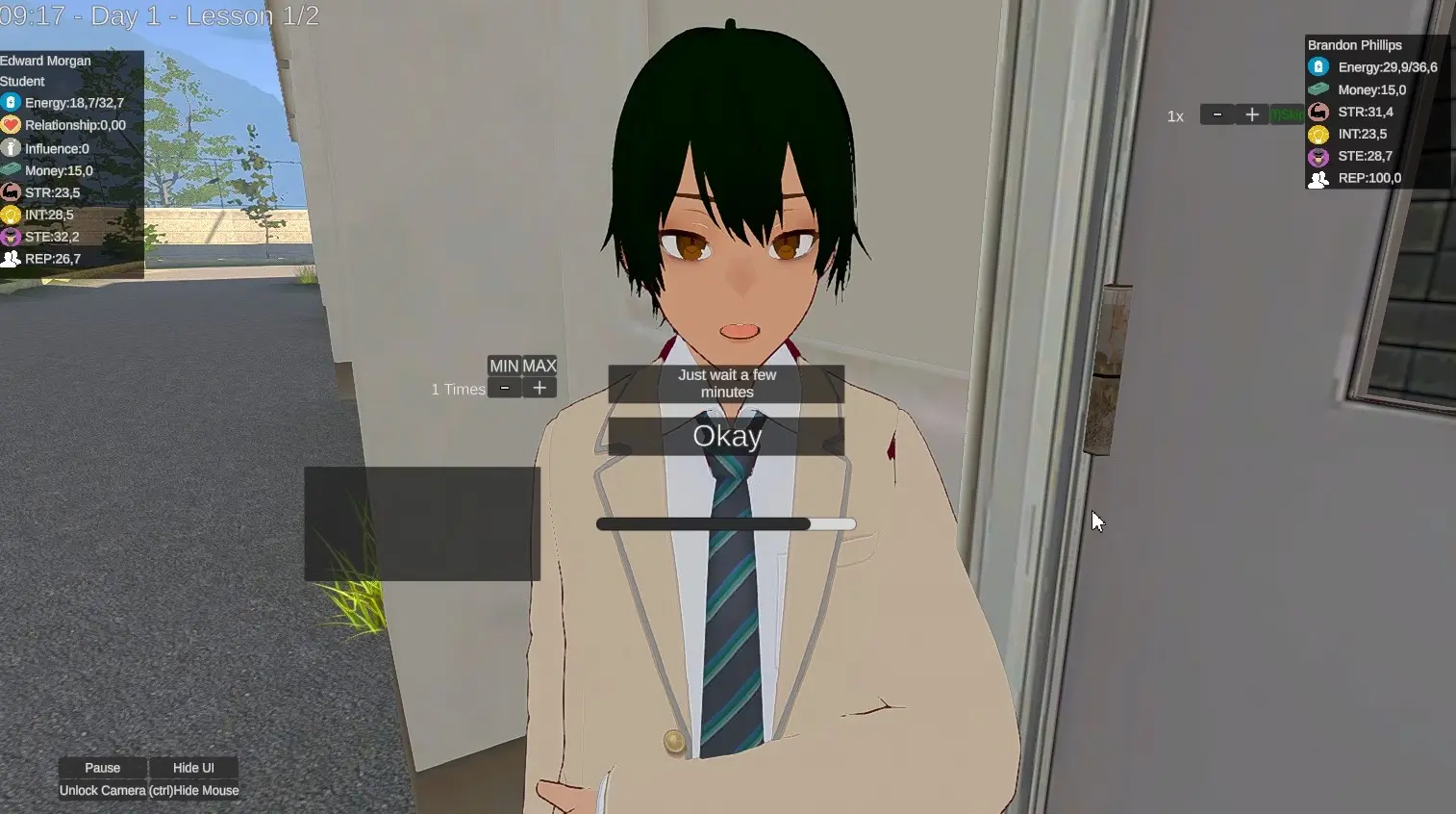 King of the School gameplay screenshot 8 (Ren'Py adult game) by Azteca – free download