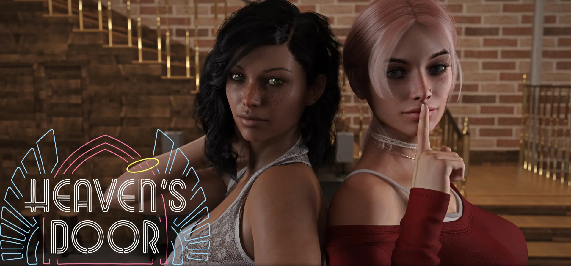 Heaven’s Door cover Chapter 5 - 0.5.1 – Ren'Py adult game by AlterWorlds free download