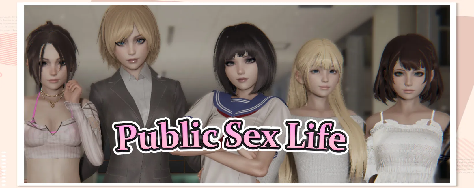 Public Sex Life H cover Unity 0.0.1 – Ren'Py adult game by ParadiceZone free download