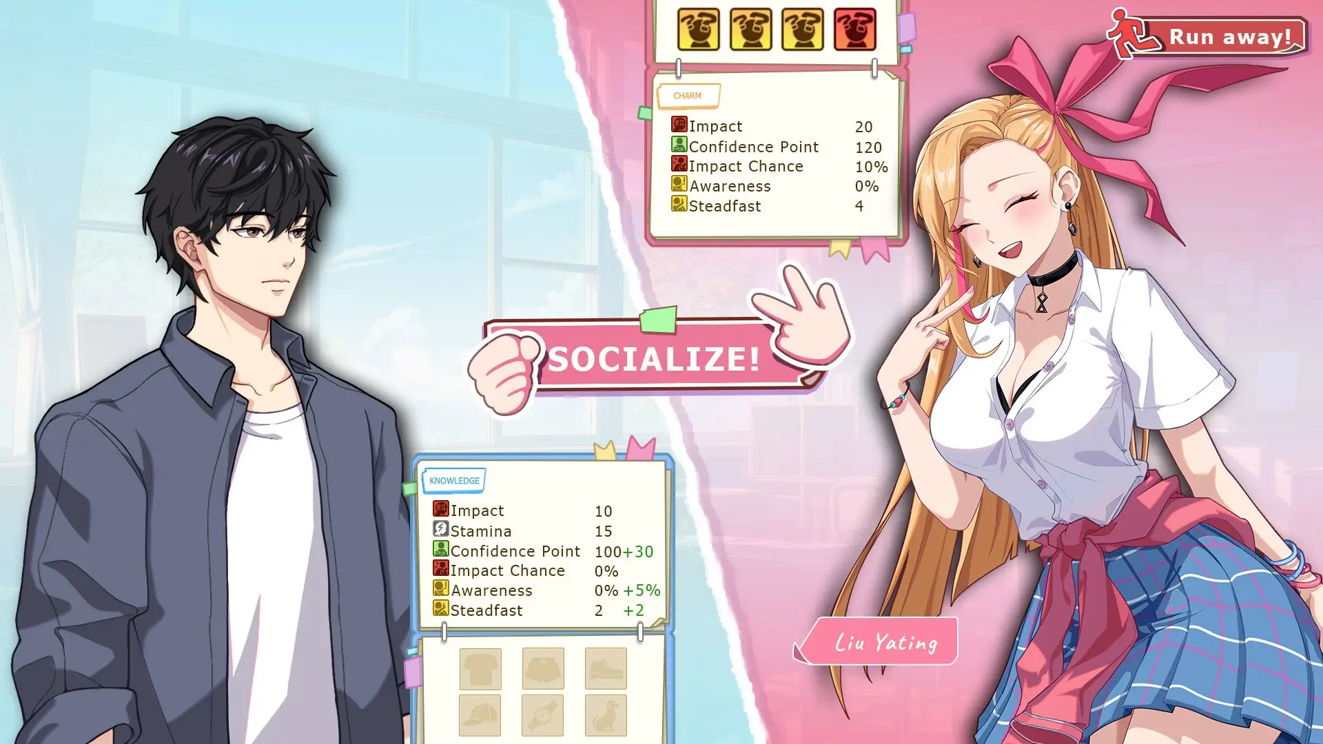 Love n Life: Happy Student gameplay screenshot 5 (Ren'Py adult game) by Reborn Entertainment – free download