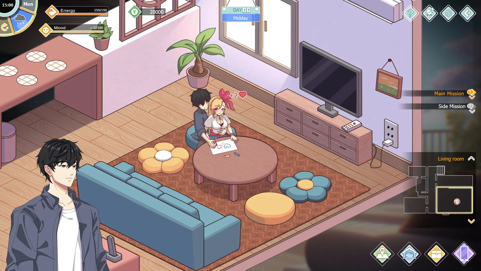 Love n Life: Happy Student gameplay screenshot 14 (Ren'Py adult game) by Reborn Entertainment – free download
