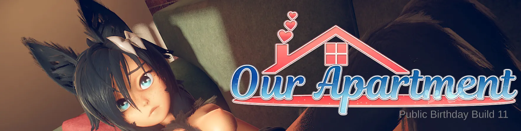 Our Apartment cover 0.11.4.g – Ren'Py adult game by Momoiro Software free download