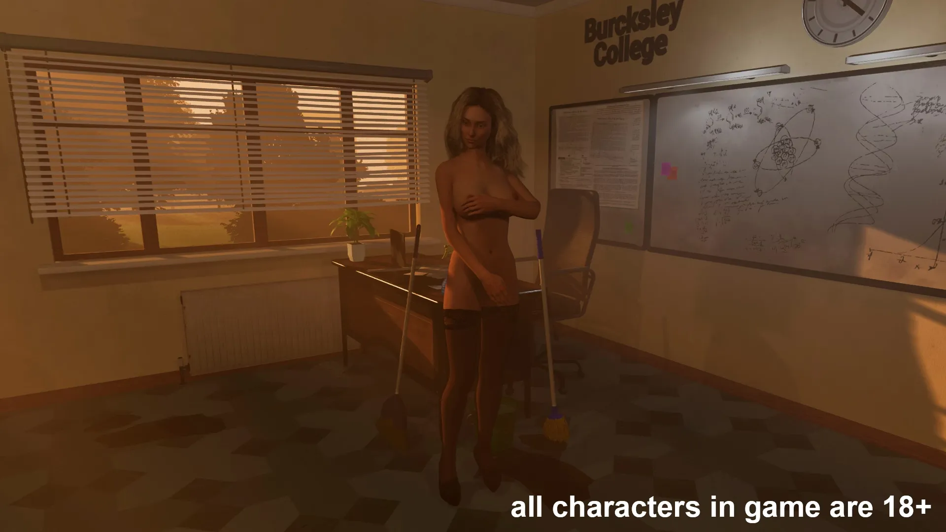 Expose My Teacher (A Wife and Mother Fan Game) gameplay screenshot 2 (Ren'Py adult game) by Luxxor – free download