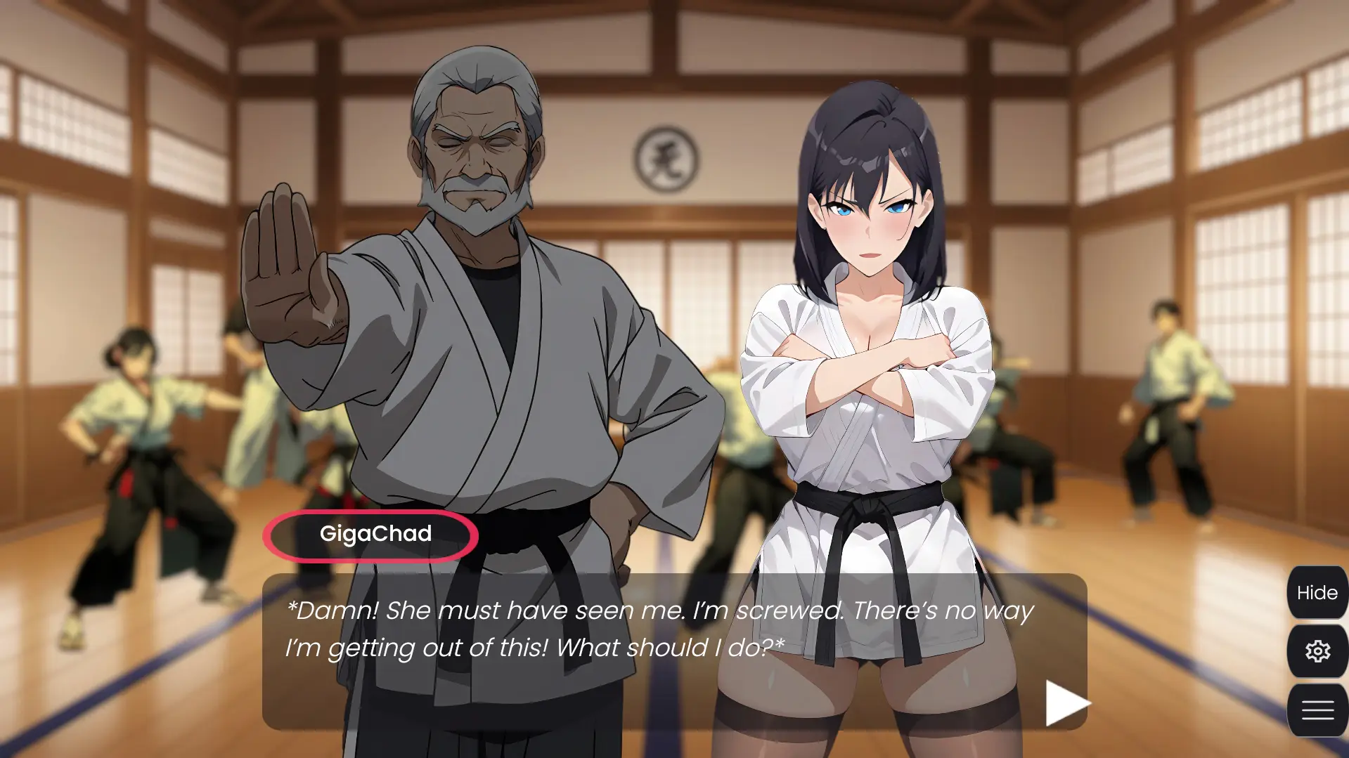 Under Her Command gameplay screenshot 6 (Ren'Py adult game) by MorteDara – free download