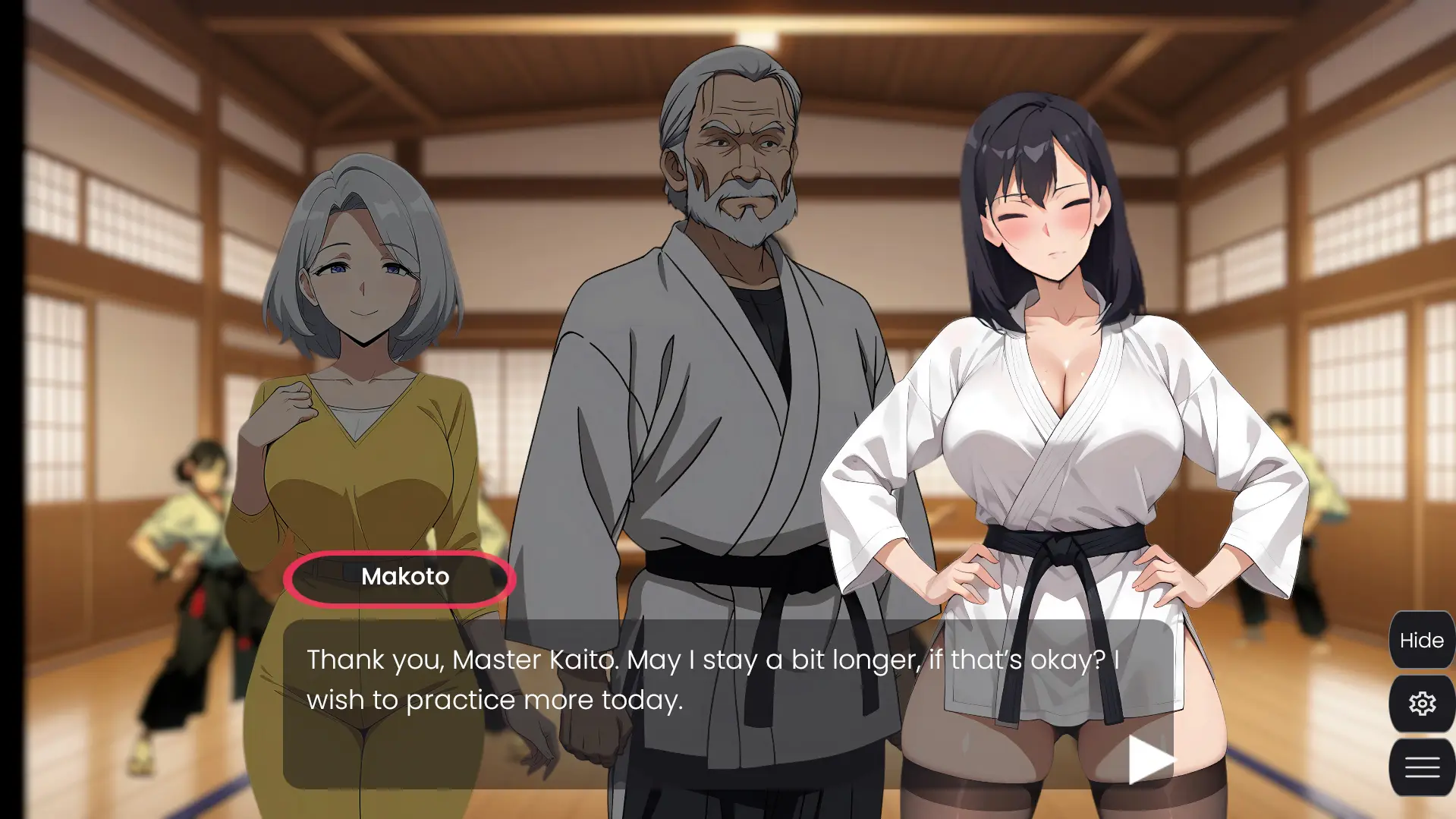Under Her Command gameplay screenshot 8 (Ren'Py adult game) by MorteDara – free download