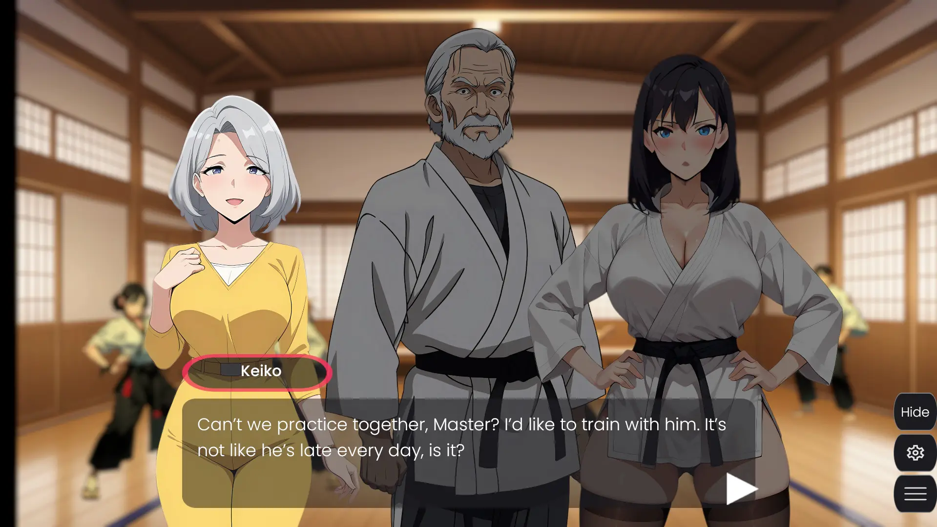 Under Her Command gameplay screenshot 12 (Ren'Py adult game) by MorteDara – free download
